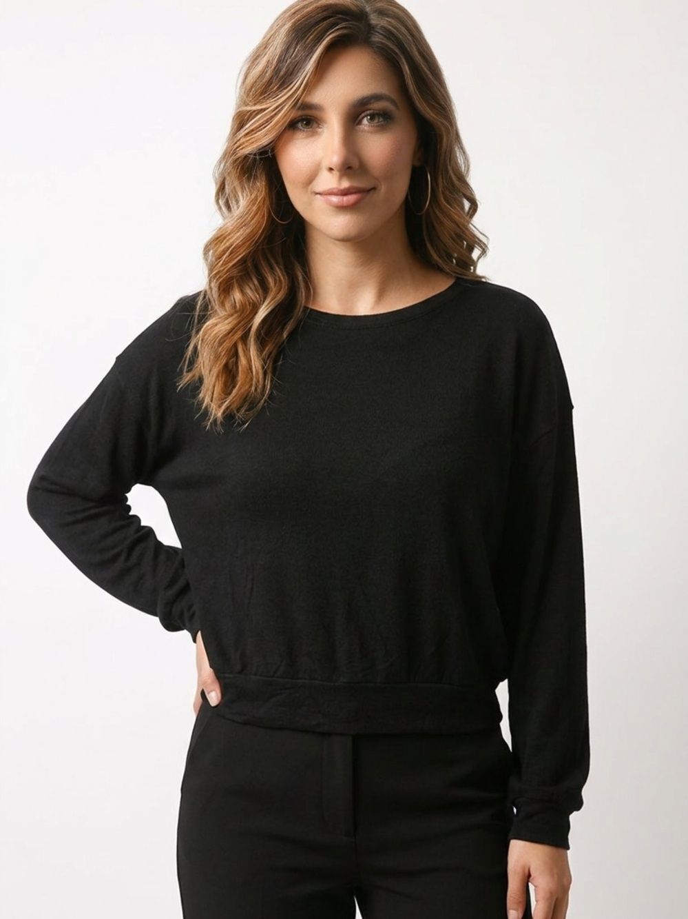 DOUBLE ZERO | Blouson Lightweight Sweatshirt Black